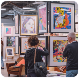 Art gallery exhibition