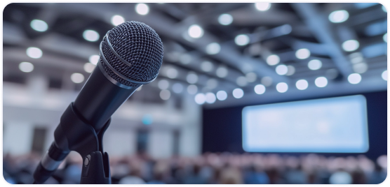 Conference microphone setup